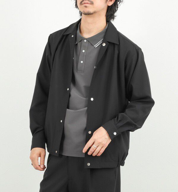 NOLLEY'S goodman「【TAION/タイオン】NON DOWN BASIC JERSEY HARF SLEEVE POLO 26SS」|ポロシャツ|