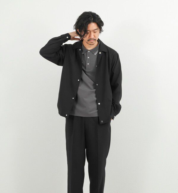 NOLLEY'S goodman「【TAION/タイオン】NON DOWN BASIC JERSEY HARF SLEEVE POLO 26SS」|ポロシャツ|