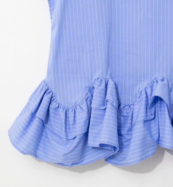 NOLLEY'S「ウオッシャブルペプラムフリル2WAY半袖ブラウス」|シャツ・ブラウス|