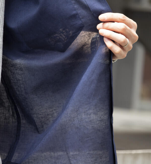 GLOSTER「【GLOSTER/グロスター】コットンリネン 半袖シャツ レギュラーカラー 綿麻」|シャツ・ブラウス|