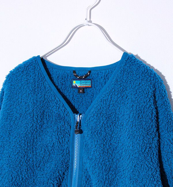 GLOSTER「【Franklin Climbing】カスケード シェルパフリースカーディガン」|カーディガン|