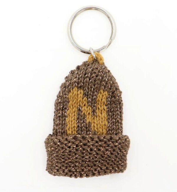 GLOSTER「【INFIELDER DESIGN/インフィールダーデザイン】ALPHABET HOLDER」|チャーム・キーホルダー|ブラウン