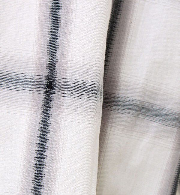 GLOSTER「【奥行きのある色合い】オンブレチェック ロングスリーブシャツ」|シャツ・ブラウス|