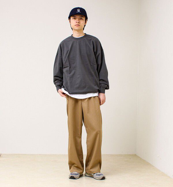 GLOSTER「【無地/リアルツリーカモ】ミニ裏毛 裾ドロストスウェット」|スウェット・ジャージ|