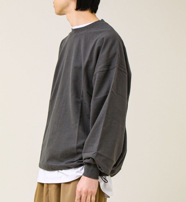 GLOSTER「【無地/リアルツリーカモ】ミニ裏毛 裾ドロストスウェット」|スウェット・ジャージ|