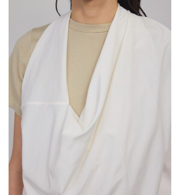 SALON adam et rope'「【SERA STUDIO（セーラスタジオ）】DRAPED SCARF TOP」|シャツ・ブラウス|