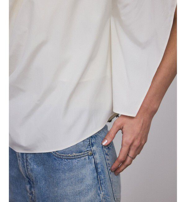 SALON adam et rope'「【SERA STUDIO（セーラスタジオ）】DRAPED SCARF TOP」|シャツ・ブラウス|