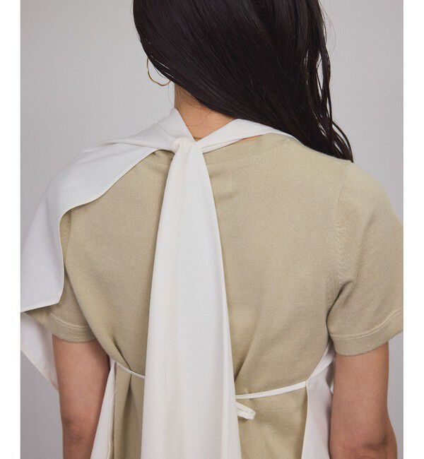 SALON adam et rope'「【SERA STUDIO（セーラスタジオ）】DRAPED SCARF TOP」|シャツ・ブラウス|