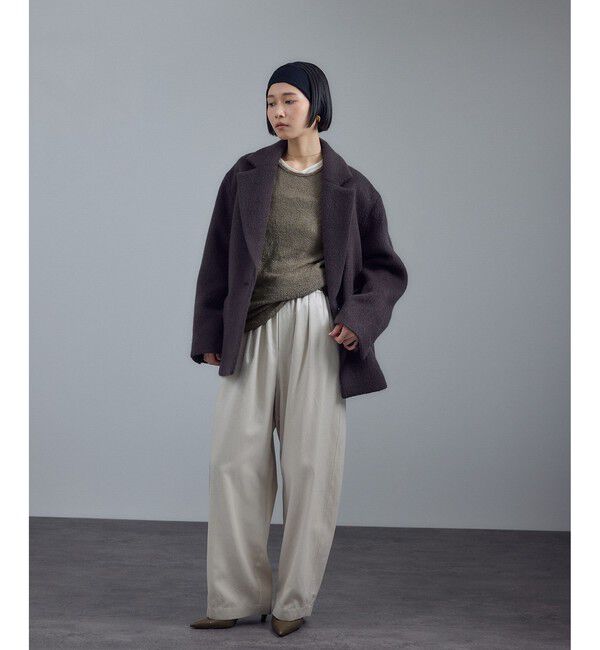 SALON adam et rope'「カーリーレースロングスリーブTシャツ」|Tシャツ・カットソー|