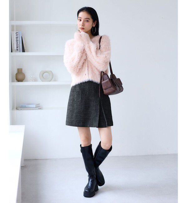 VIS「ロービングチェックミニスカート」|スカート|