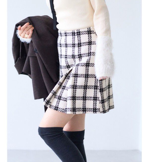 VIS「ロービングチェックミニスカート」|スカート|