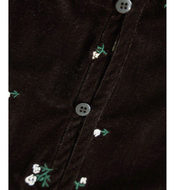 VIS「フロッキーチュール刺しゅうカーディガン/2WAY」|カーディガン|