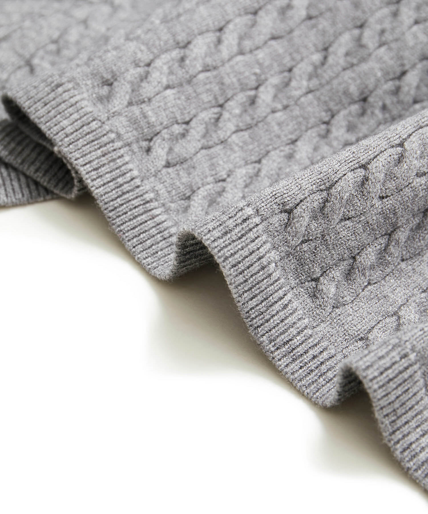 ROPE PICNIC PASSAGE「ケーブル編みニットアームボレロ」|カーディガン|