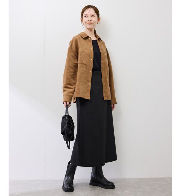 Rope&rsquo;Picnic「スエードシャツ」|シャツ・ブラウス|