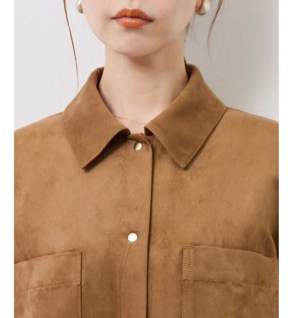 Rope&rsquo;Picnic「スエードシャツ」|シャツ・ブラウス|