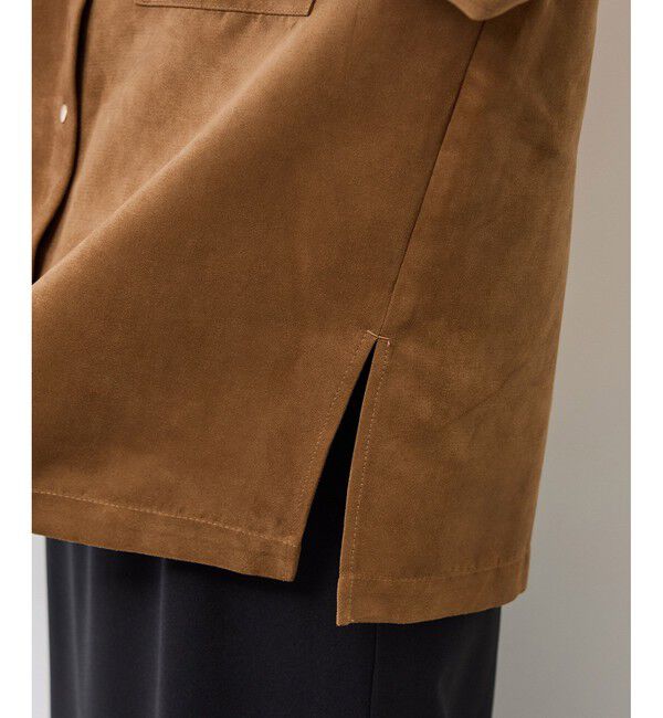 Rope&rsquo;Picnic「スエードシャツ」|シャツ・ブラウス|