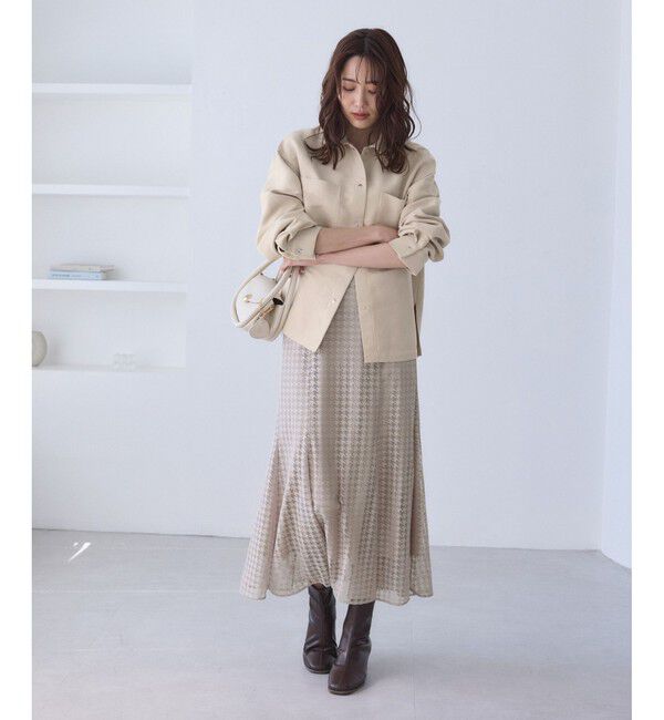 Rope&rsquo;Picnic「スエードシャツ」|シャツ・ブラウス|