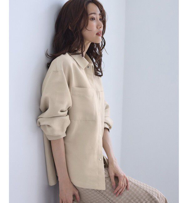 Rope&rsquo;Picnic「スエードシャツ」|シャツ・ブラウス|