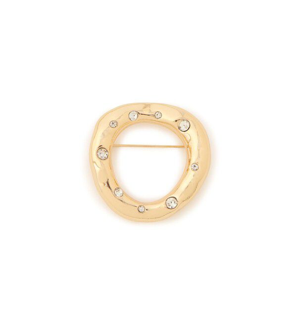 ROPE PICNIC PASSAGE「変形ラウンドブローチ」|ブローチ・コサージュ|