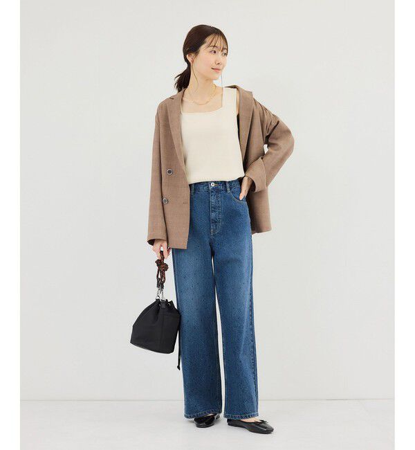 Rope&rsquo;Picnic「スクエアネックニットタンクトップ」|タンクトップ|