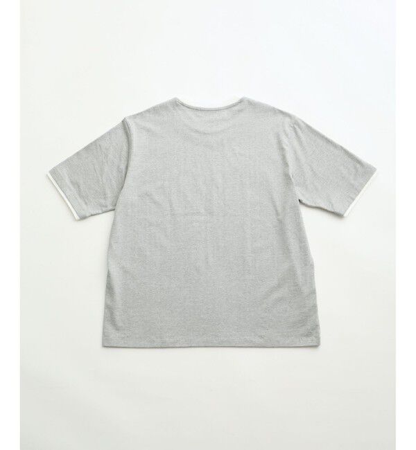 ADAM ET ROPE'「ラウンドネック レイヤード Tシャツ / ユニセックス」|Tシャツ・カットソー|