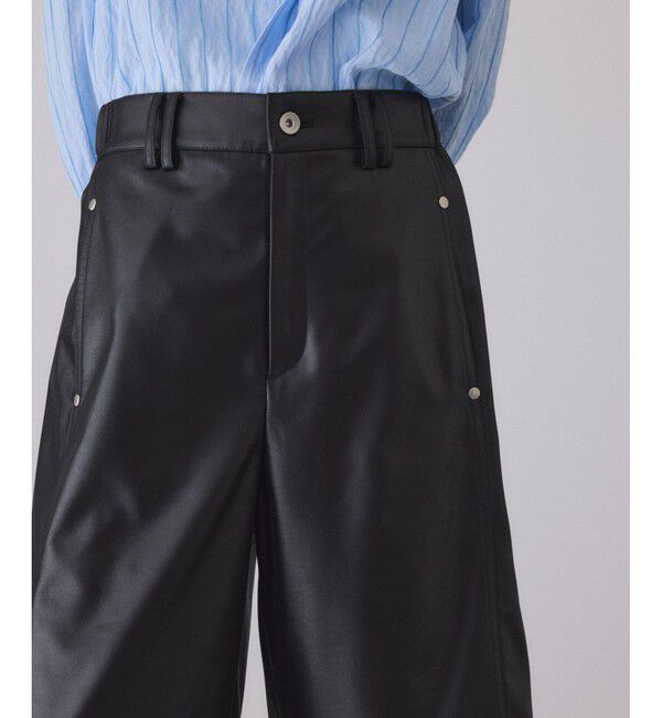 ADAM ET ROPE'「グロスコクーンハーフパンツ」|チノ|