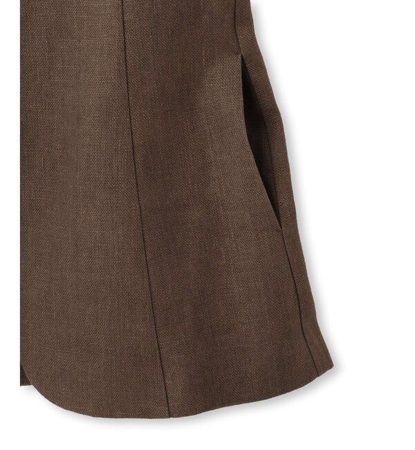 ADAM ET ROPE'「【EMOELLE】スクエアネックジレトップス」|ベスト・ジレ|