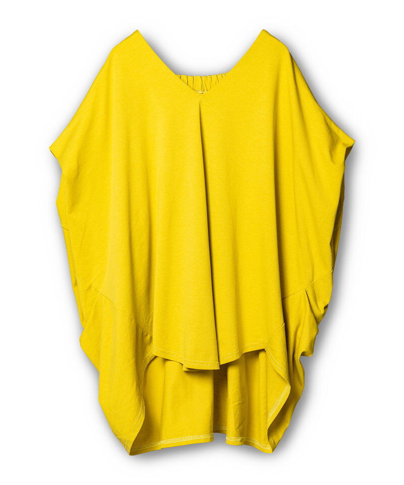  「Vネックサイドドレーププルオーバー」|Tシャツ・カットソー|