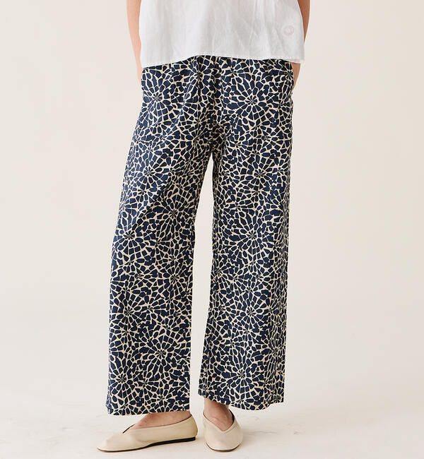 ORCIVAL「ORCIVAL | コットンポプリン プリントイージーパンツ WOMEN」|チノ|