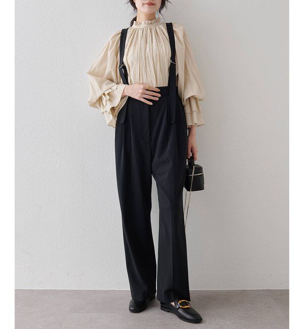  「カフスギャザーブラウス」|シャツ・ブラウス|