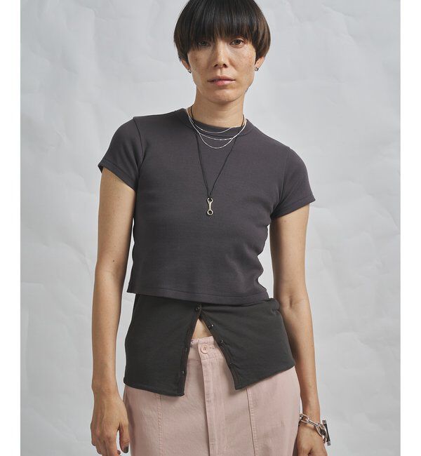 GEMINI「【GEMINI】半袖Tシャツ」|Tシャツ・カットソー|チャコールグレー