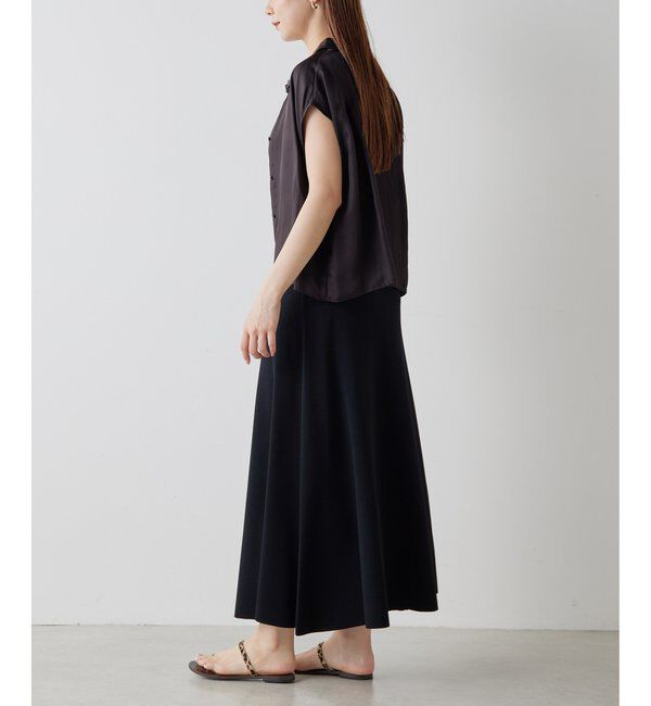 Drawing Numbers「【Drawing Numbers】ニットフレアロングスカート」|スカート|