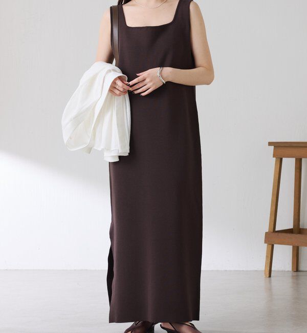  「ミラノリブニットワンピース」|ワンピース|