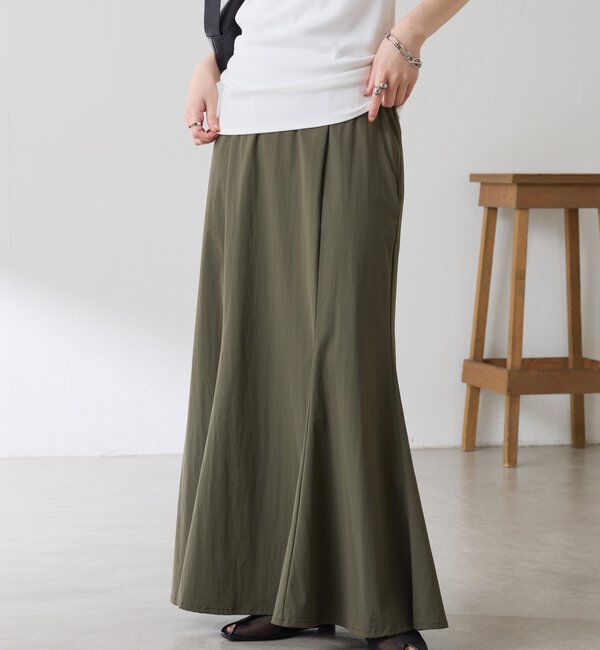  「【Nuel/ ヌエル】ストレッチマーメイドスカート」|スカート|