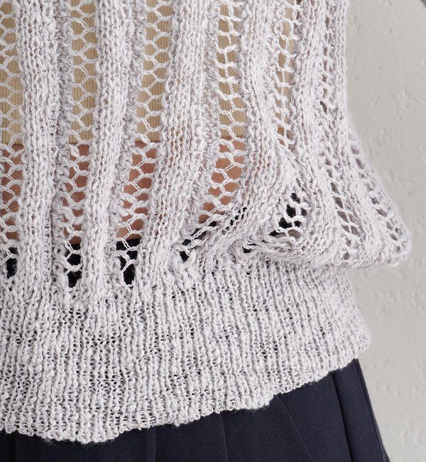  「【4色展開】B ルーズスリーブニットプルオーバー」|その他|