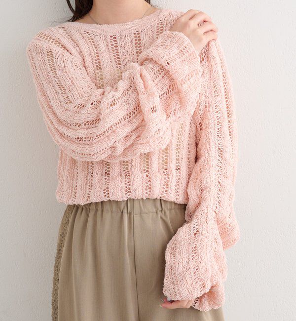  「【4色展開】B ルーズスリーブニットプルオーバー」|その他|