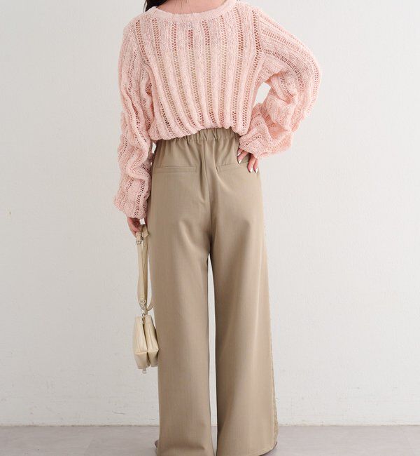  「【4色展開】B ルーズスリーブニットプルオーバー」|その他|