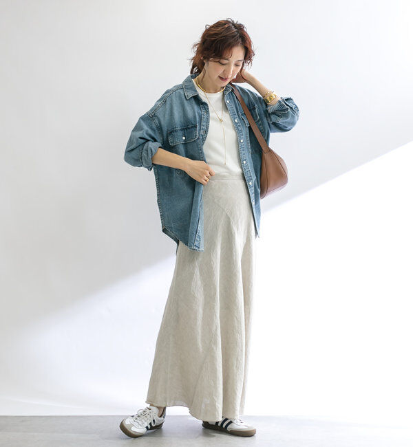  「【ベストセラー】【MONN.:.(モン)】ビッグデニムシャツ」|シャツ・ブラウス|