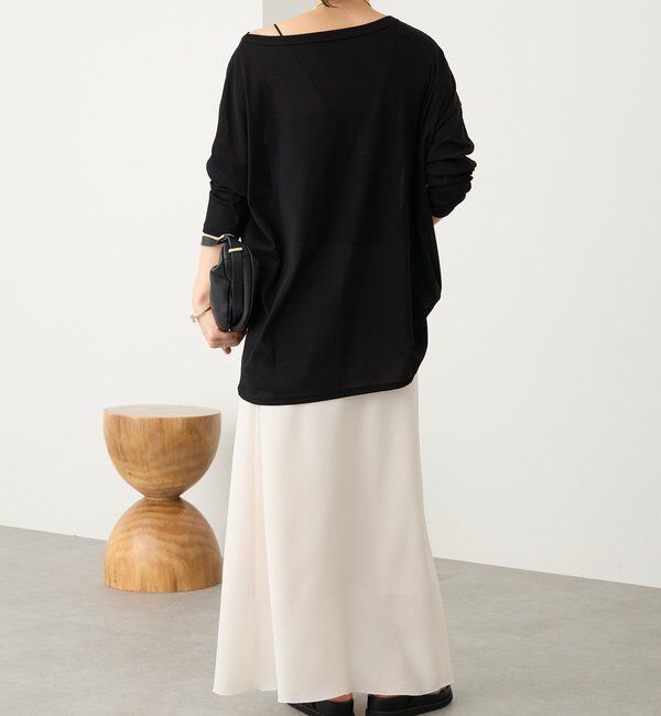  「予約【セットアップ着用可能】メッシュバイアススカート」|スカート|