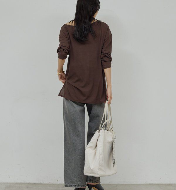  「【La nature linge】オーバーシアーロンT」|Tシャツ・カットソー|