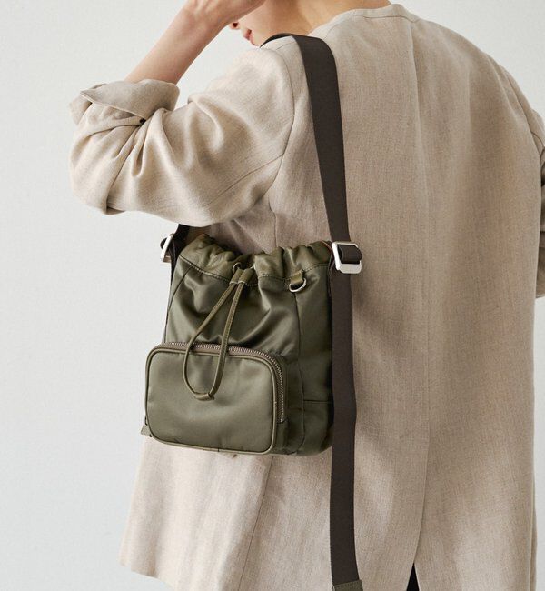  「《インフルエンサースタッフ企画》マルチショルダーバッグ」|ショルダー・メッセンジャー|カーキ