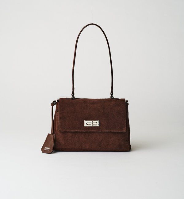  「《WEB限定》スエードフラップミニトートバッグ」|トートバッグ|