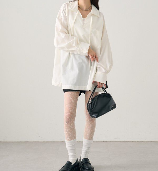  「襟付きスキッパーシャツ」|シャツ・ブラウス|