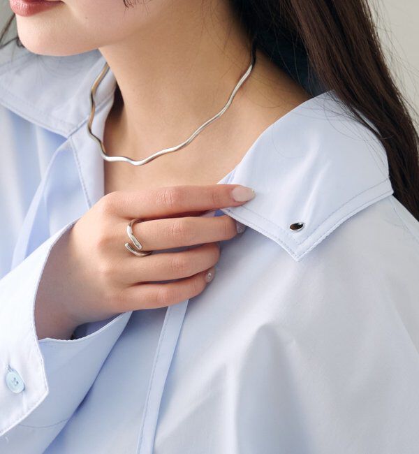  「襟付きスキッパーシャツ」|シャツ・ブラウス|