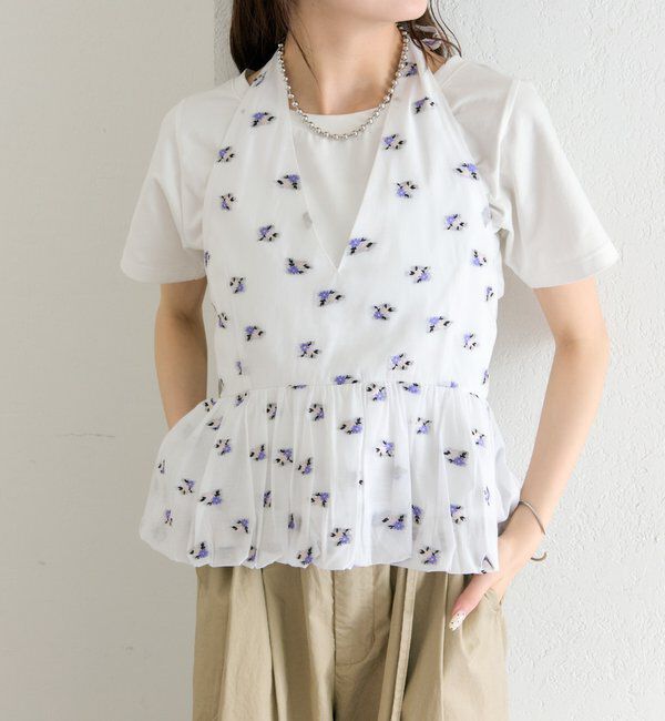  「フラワーホルターブラウス」|シャツ・ブラウス|