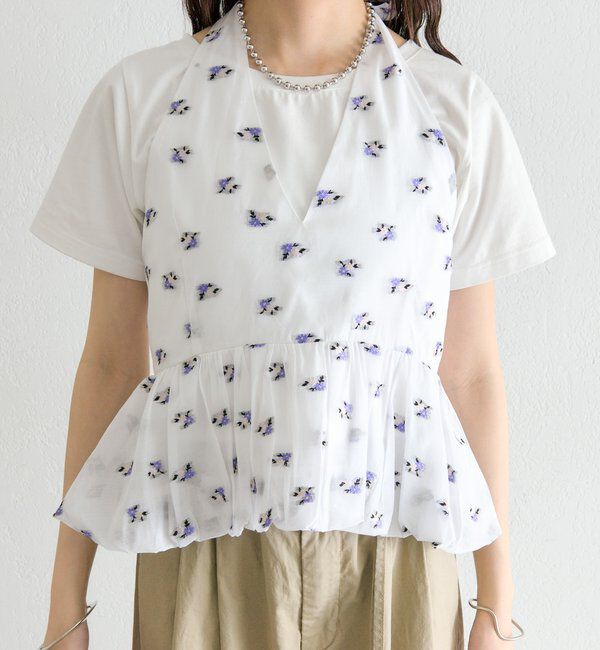  「フラワーホルターブラウス」|シャツ・ブラウス|
