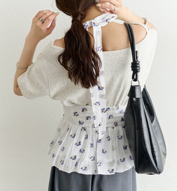  「フラワーホルターブラウス」|シャツ・ブラウス|