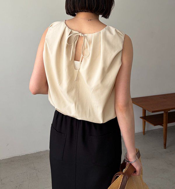  「【前後2WAY】ドロップリボンバルーンブラウス」|シャツ・ブラウス|