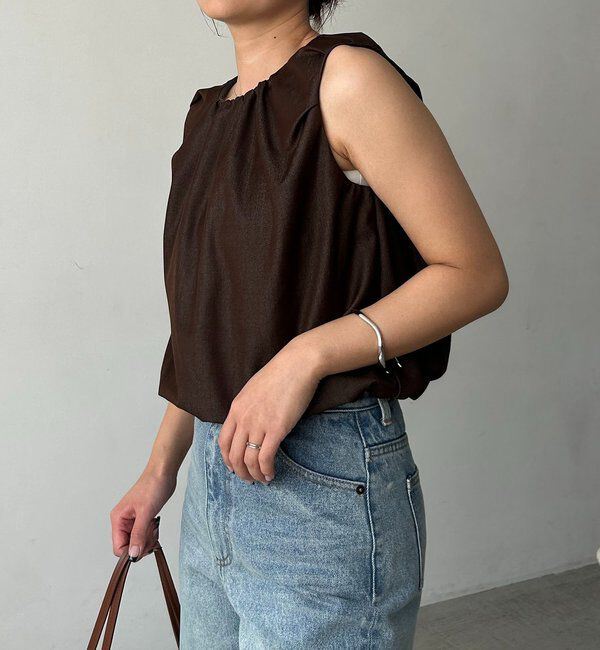  「【前後2WAY】ドロップリボンバルーンブラウス」|シャツ・ブラウス|