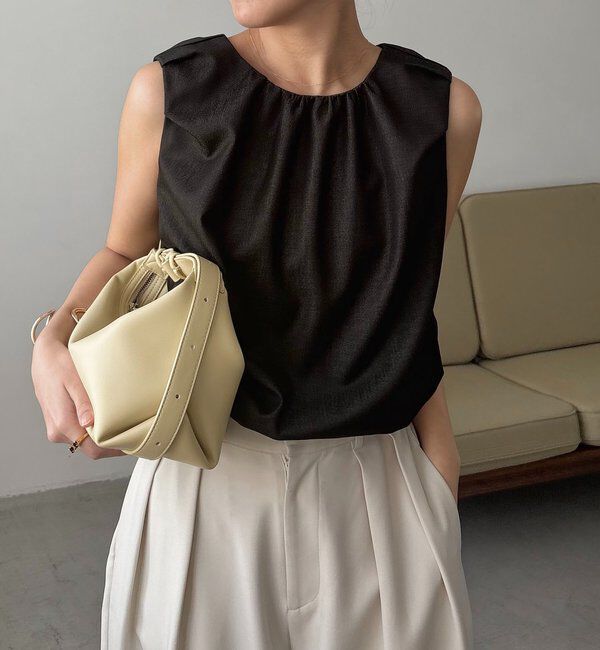  「【前後2WAY】ドロップリボンバルーンブラウス」|シャツ・ブラウス|